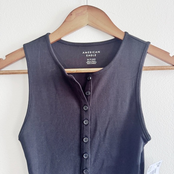 American Eagle ribbed tank bodysuit NWT XS - Picture 3 of 6
